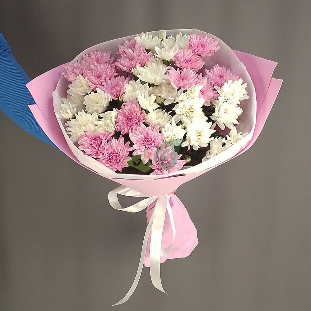 Великолепный букет из веток хризантемы